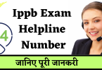 Ippb Exam Helpline Number