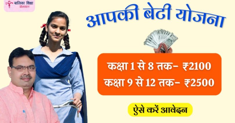 Aapki Beti Yojana 2024 : सरकार दे रही बेटियों को प्रतिमाह 2500 रुपये, यहां से करें आवेदन